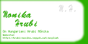 monika hrubi business card